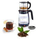 SCHÄFER Théière bouilloire électrique noir en verre - Bella Home