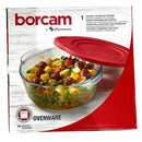 PASABAHCE BORCAM Plat à four avec couvercle rond 1450 ml - Bella Home