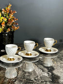 ACAR CAROLINA Tasses à café en porcelaine 6 personnes