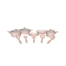 KARACA BIOGRANIT ROSEGOLD NOUVEAU Batterie de cuisine 13 pièces - Induction