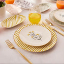 KARACA BOTANICA Service de table 18 pièces 6 personnes