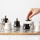 KARACA SATRANÇ/ÉCHECS Set de tasses à café 18 pièces 6 personnes - 18 Parça 6 kişilik kahve fincan takımı