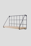 MUDESA Étagère murale et à grille métallique