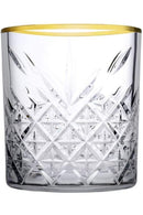 PAŞABAHÇE TIMELESS GOLDEN TOUCH Lot de 4 verres liseré doré de 345 ml - 4'lü Altın yaldızlı Meşrubat Bardağı