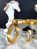 TREND HOME GOLD Set de 6 coupes à glace