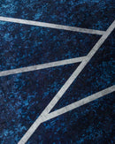 BELLA TAPIS ARES Bleu Marine Tapis lavable antidérapant et antibactérien- Bella-Home: art de la table, verrerie, trousseau de mariée, décoration