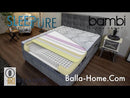 BAMBI SLEEPURE Lit coffre, Tête de lit et Matelas Hyper Soft Extra Comfort